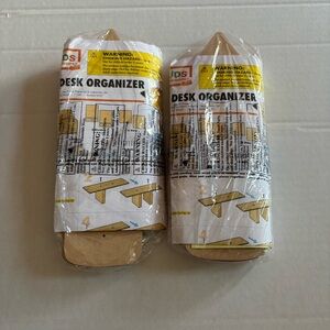 The Home Depot Kids Workshop Wooden Desk Organizer  Pen Holder 2 Kits Sealed